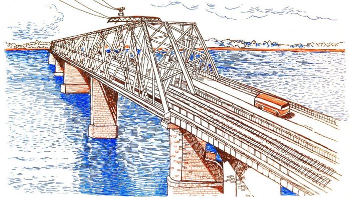 Окончание строительства моста через реку Лыжу перенесли на 2025 год